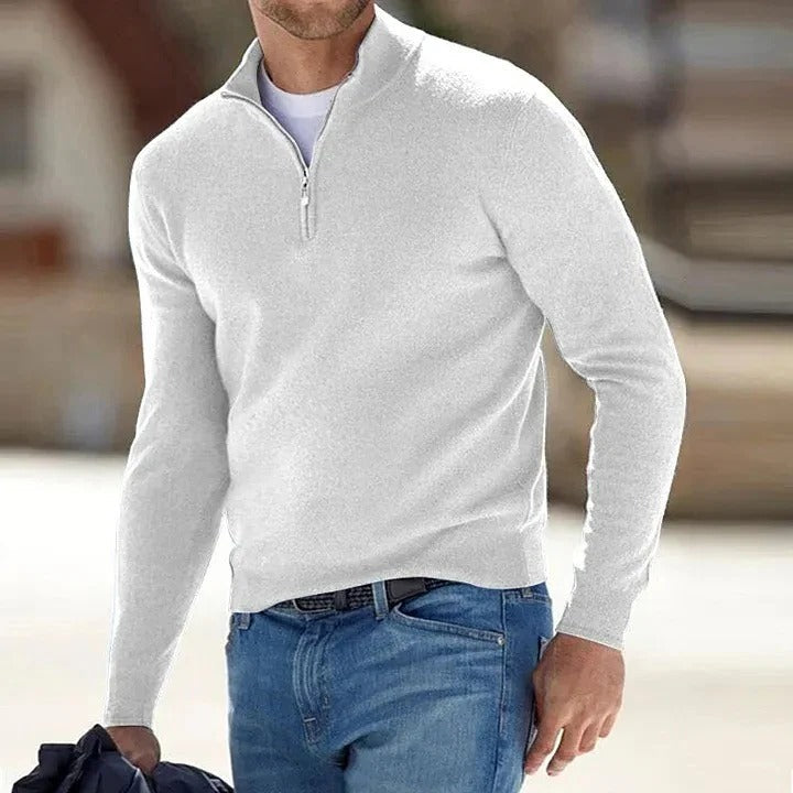 Men's Long-Sleeved Sweater – Soft and Timeless