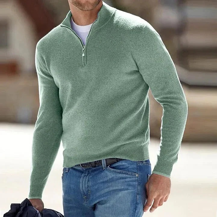 Men's Long-Sleeved Sweater – Soft and Timeless
