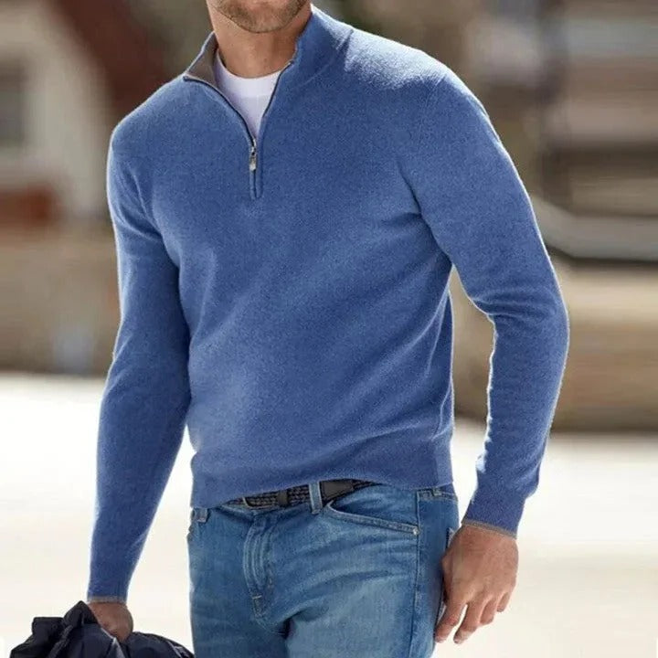 Men's Long-Sleeved Sweater – Soft and Timeless