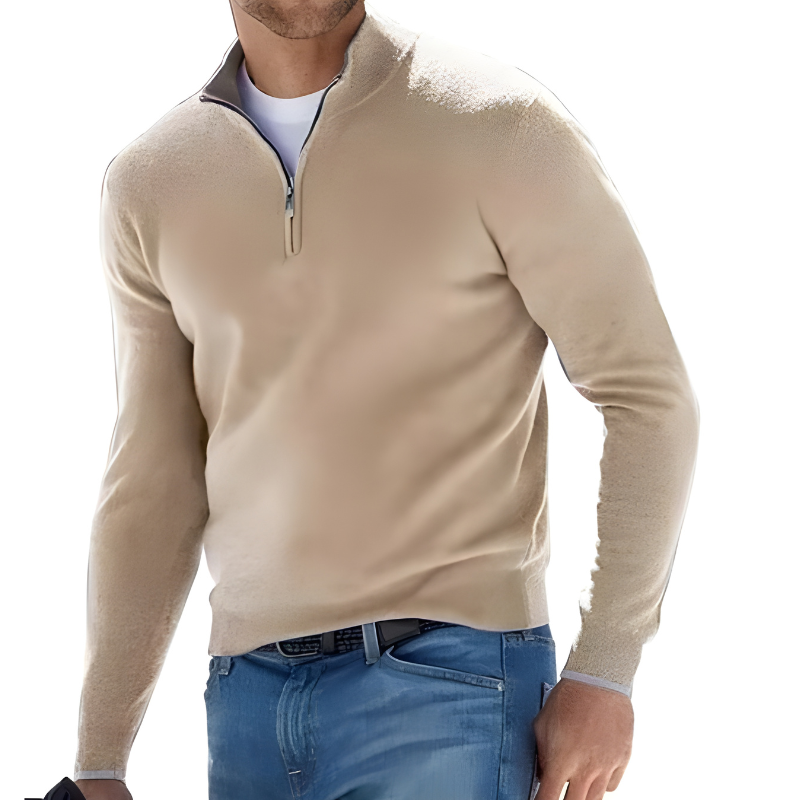 Men's Long-Sleeved Sweater – Soft and Timeless