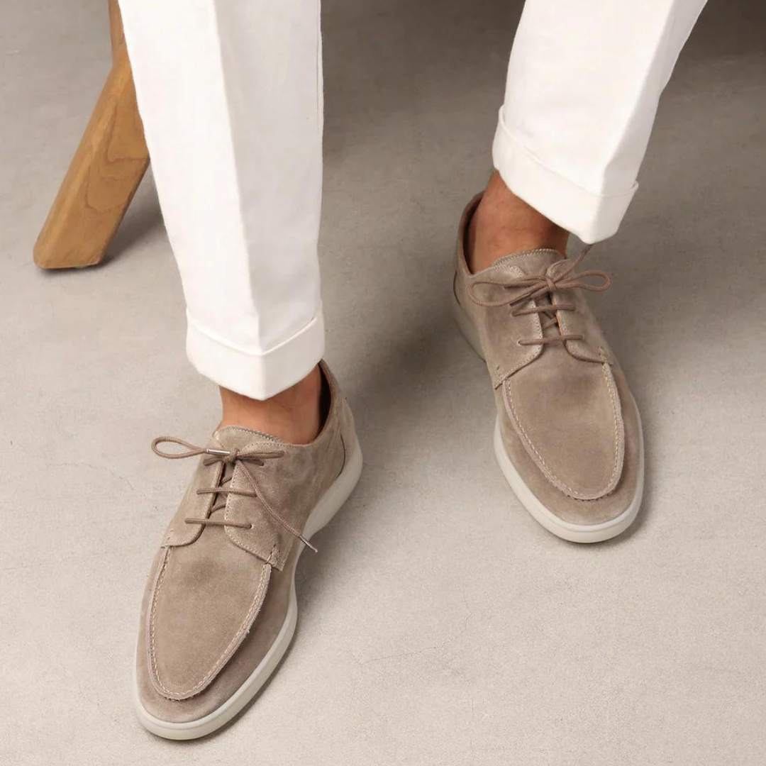 Men's Luxury Lace-Up Loafers