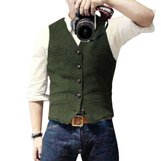 Men's Modern Style Classic Fit Suit Vest