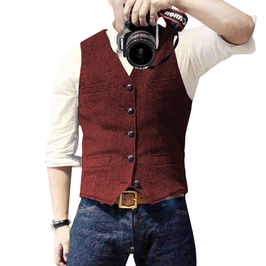 Men's Modern Style Classic Fit Suit Vest