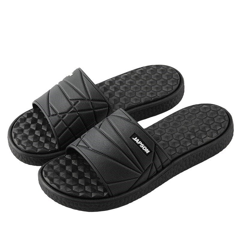 Men's Orthopedic Flip Flops with Geometric Strap