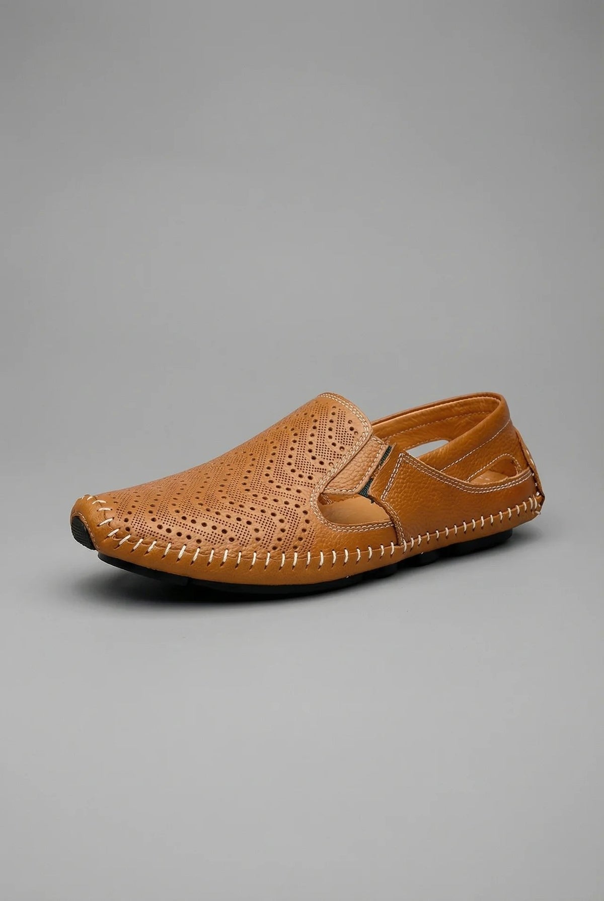 Men's Perforated Breathable Casual Slip-On Driving Loafers