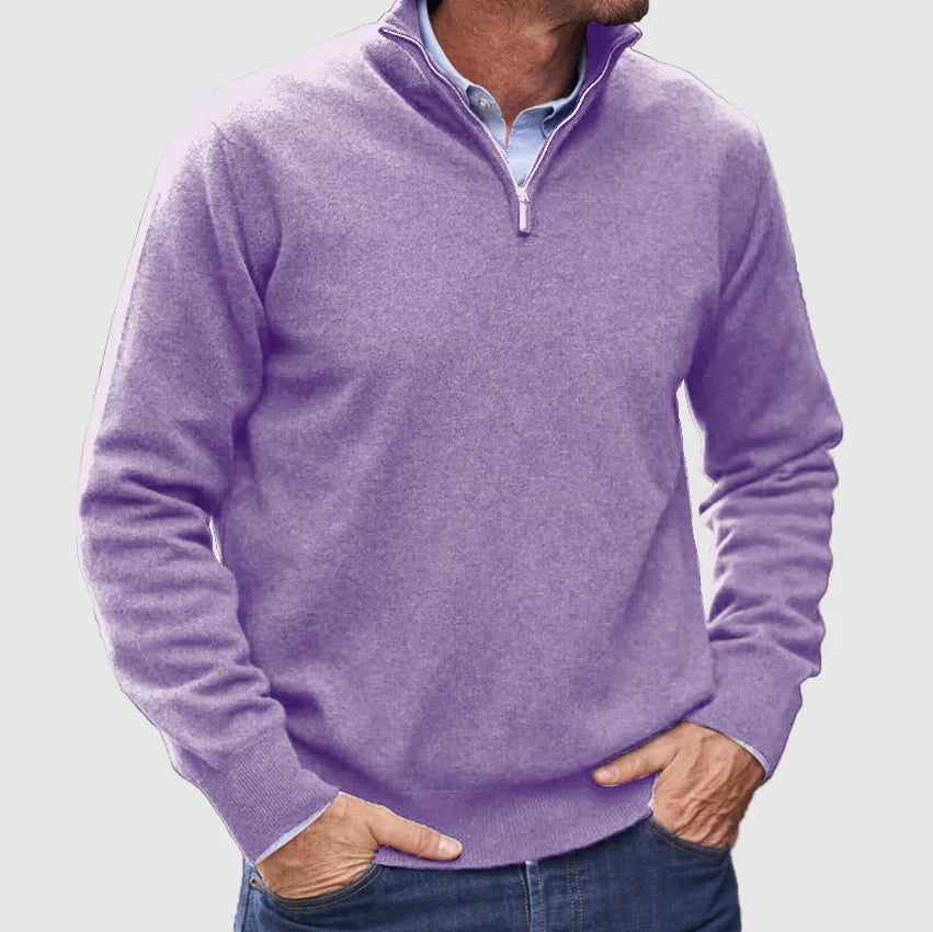 Men's Quarter-Zip Sweater
