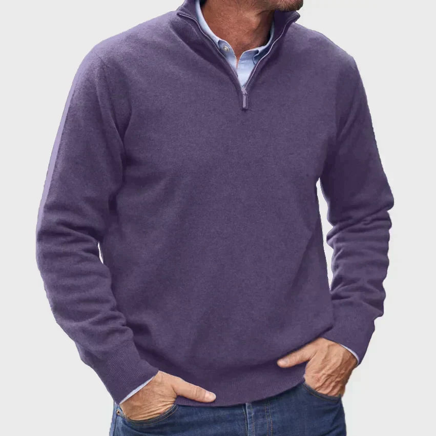 Men's Quarter-Zip Sweater