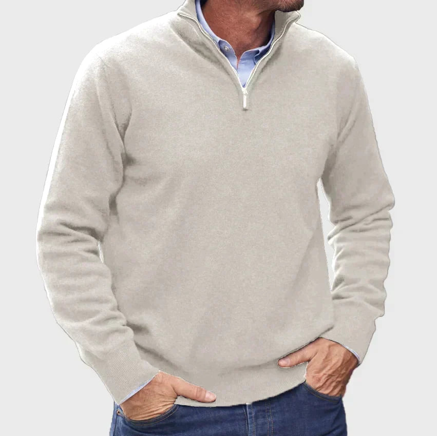 Men's Quarter-Zip Sweater