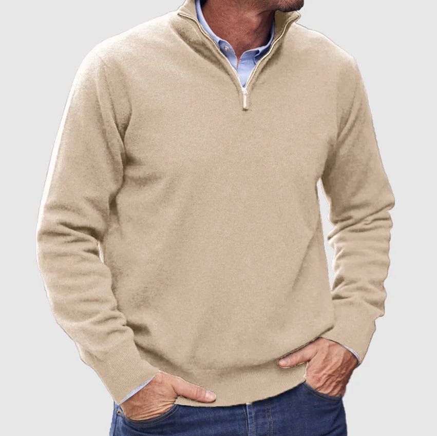Men's Quarter-Zip Sweater