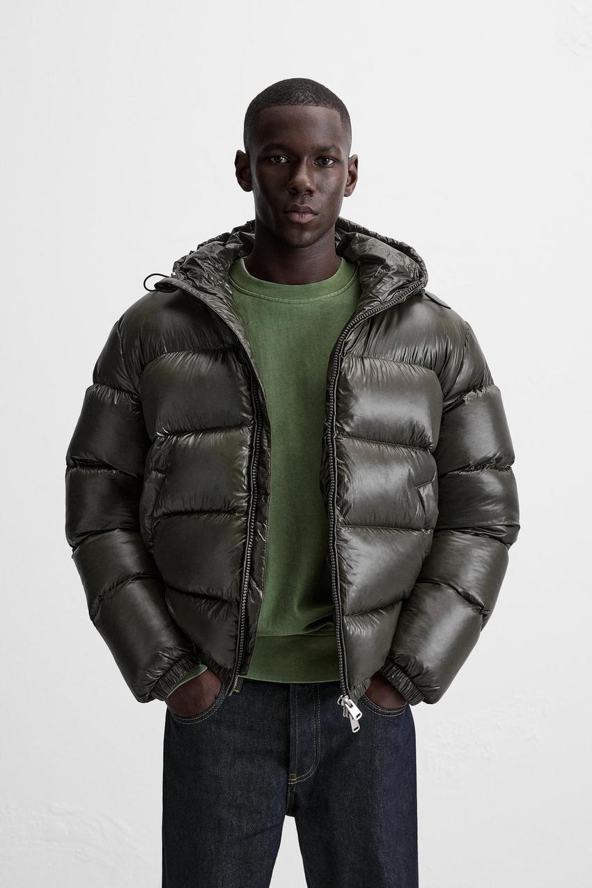 Men's Quilted Puffer Jacket with Warm Filling & Winter-Ready Design