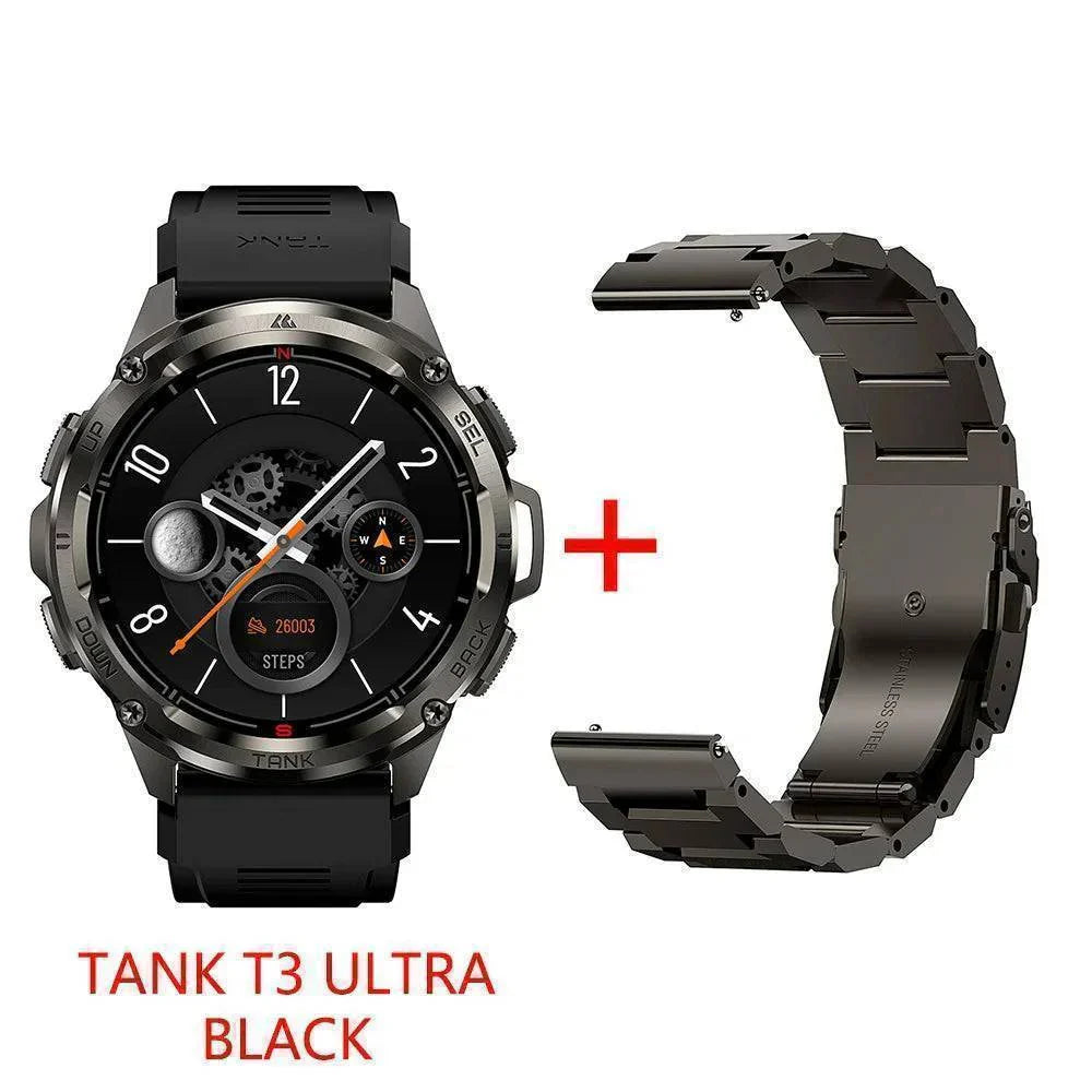 Men's Rugged GPS AMOLED Smartwatch - Fitness Tracker