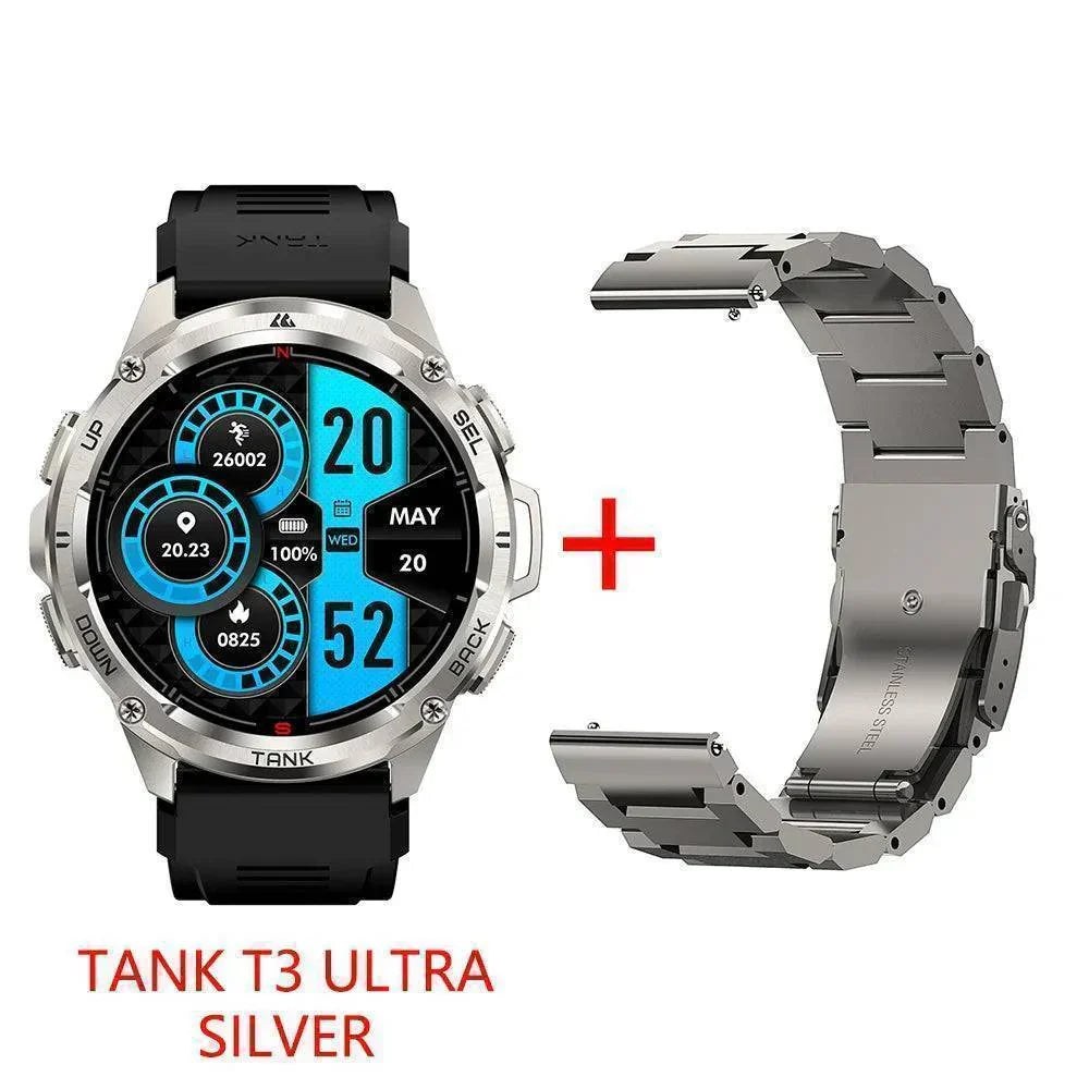 Men's Rugged GPS AMOLED Smartwatch - Fitness Tracker