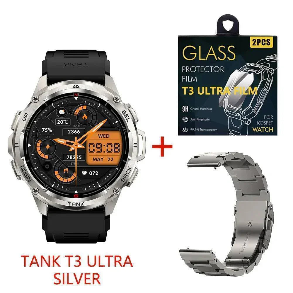 Men's Rugged GPS AMOLED Smartwatch - Fitness Tracker