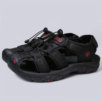 Men's Sandals with Hook-and-Loop Strap