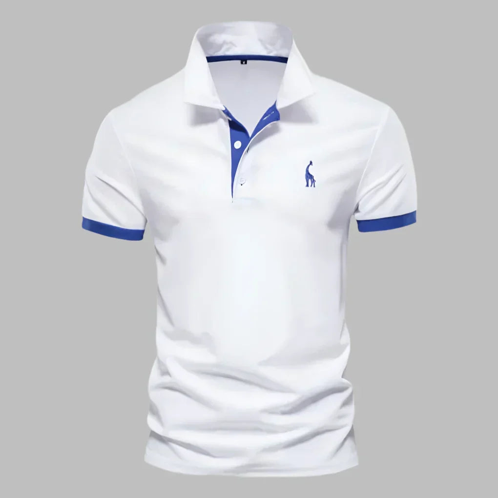 Men's Smart Contrast Trim Polo Shirt