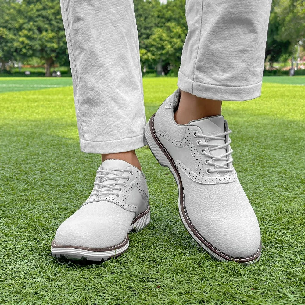 Men's Spiked Brogue Golf Shoes