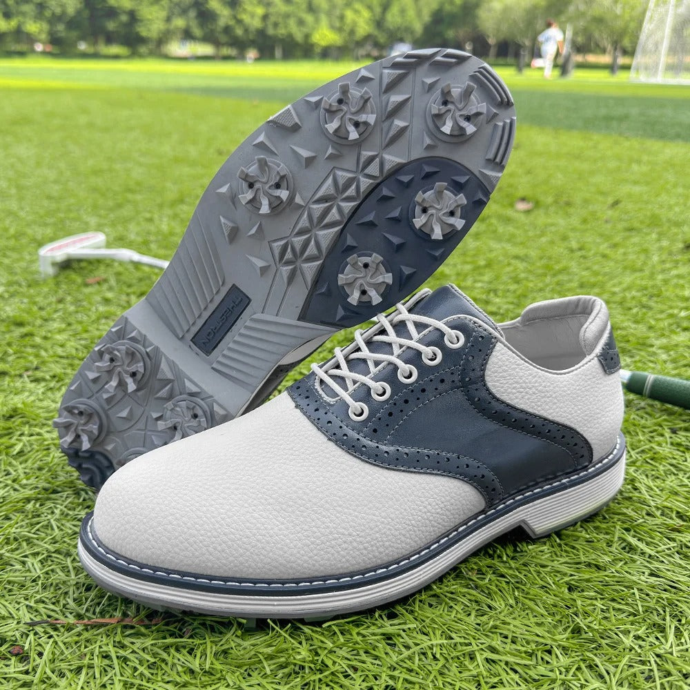Men's Spiked Brogue Golf Shoes