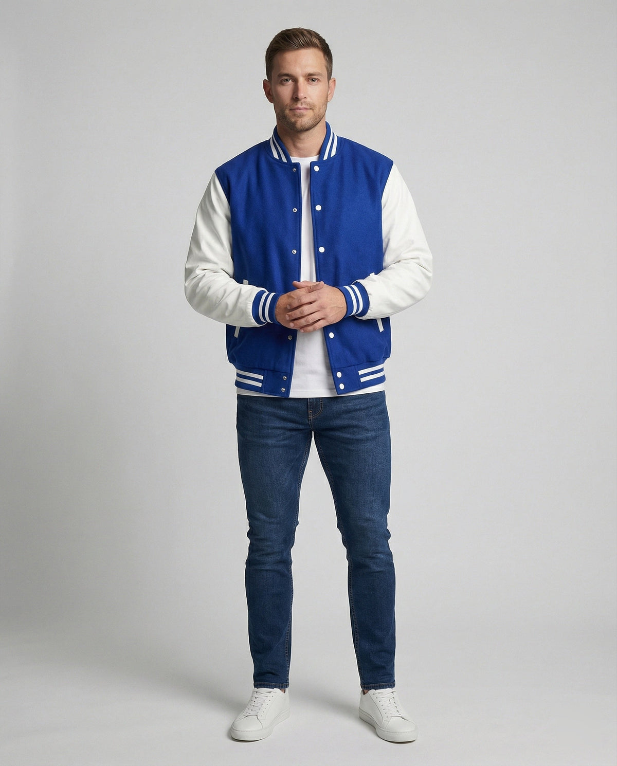 Men's Sporty Varsity Jacket