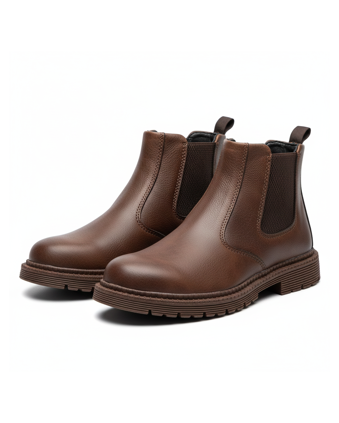 Men's Steel-Toe Chelsea Work Boots