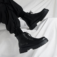Men's Sturdy Lace-Up Boots with Non-Slip Sole and Durable Upper