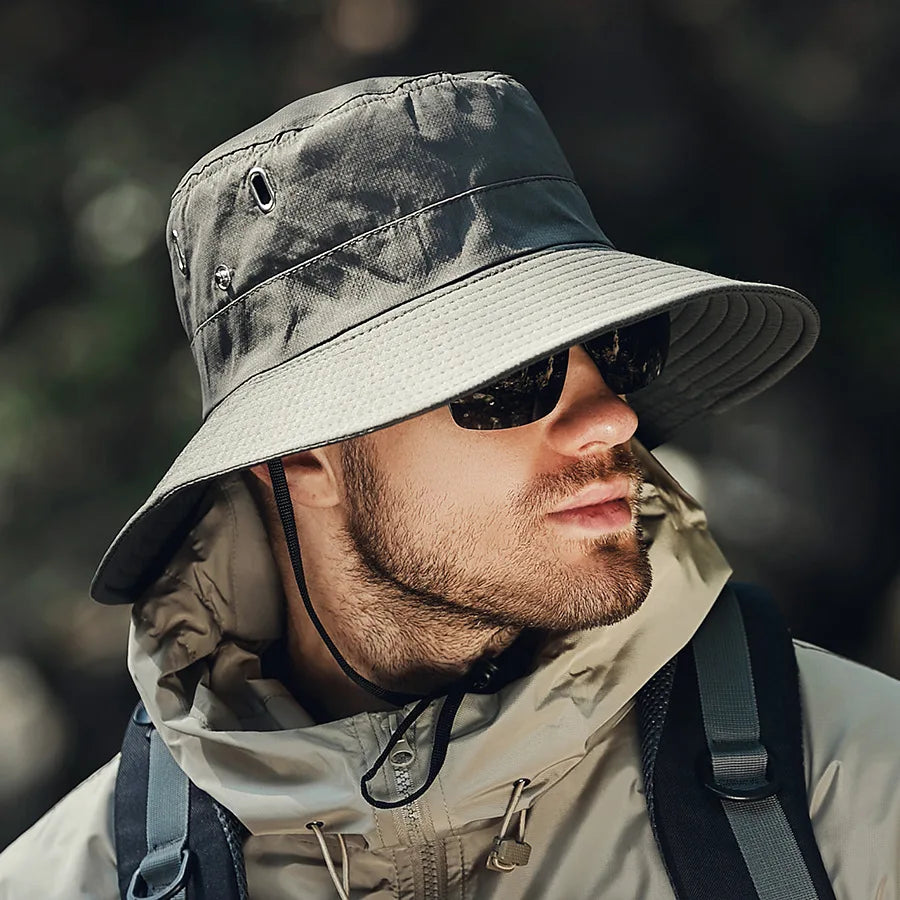 Men's Summer Bucket Hat with UV Protection