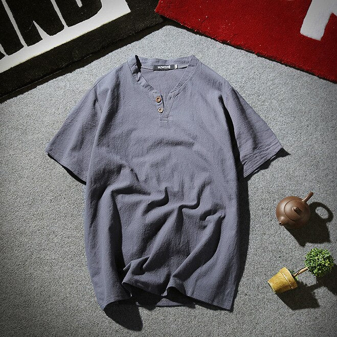 Men's T-Shirt - Airy Summer Shirt