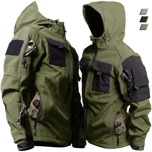 Men's Tactical Hooded Jacket