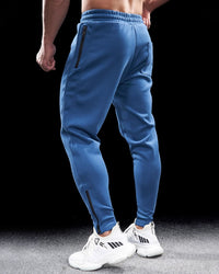 Men's Tapered Track Joggers with Zippered Hems