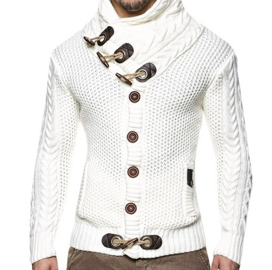 Men's Turtleneck Cardigan | Stylish & Casual Cardigan