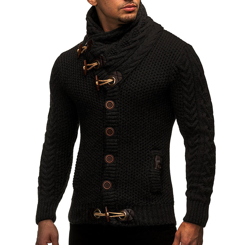 Men's Turtleneck Cardigan | Stylish & Casual Cardigan