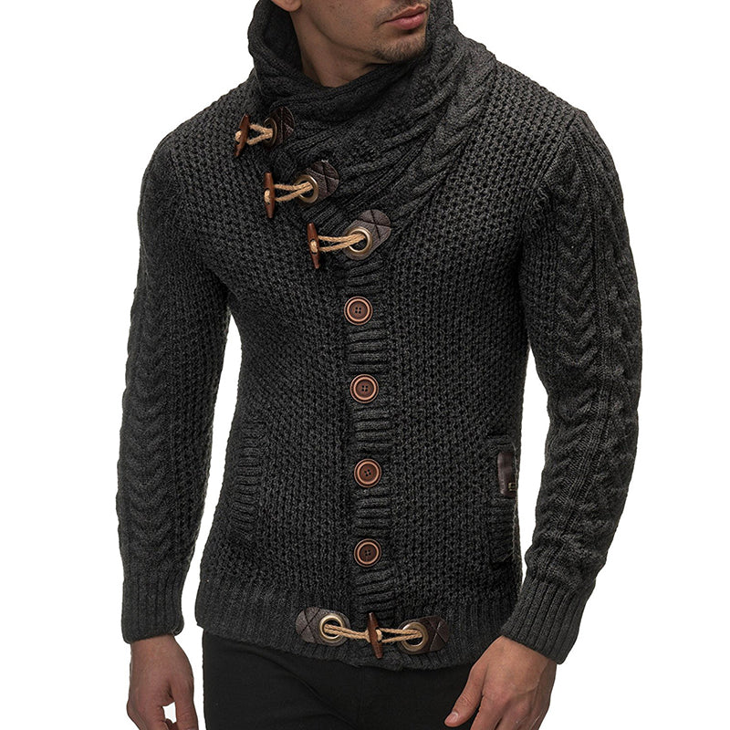 Men's Turtleneck Cardigan | Stylish & Casual Cardigan