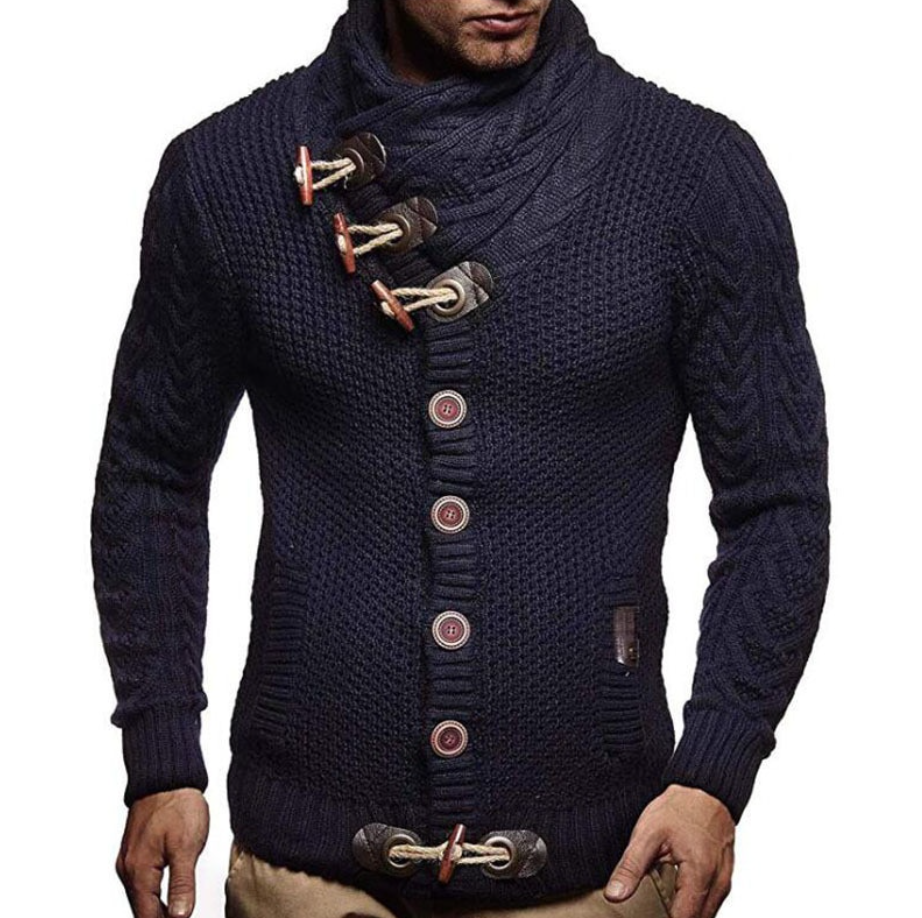 Men's Turtleneck Cardigan | Stylish & Casual Cardigan