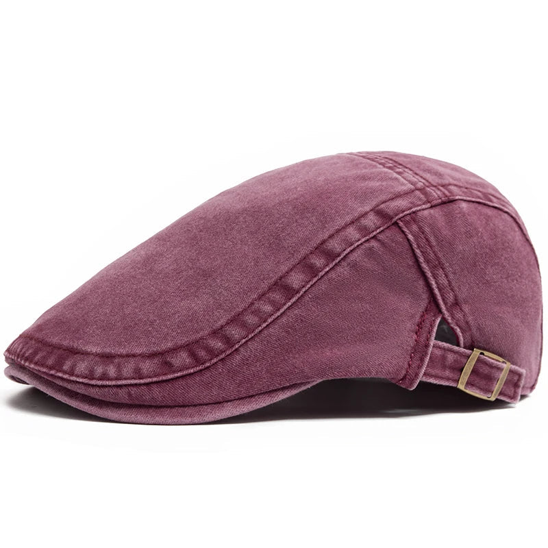 Men's Vintage Flat Cap with Timeless Style