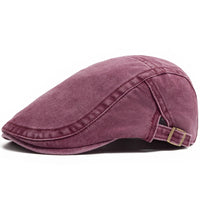 Men's Vintage Flat Cap with Timeless Style