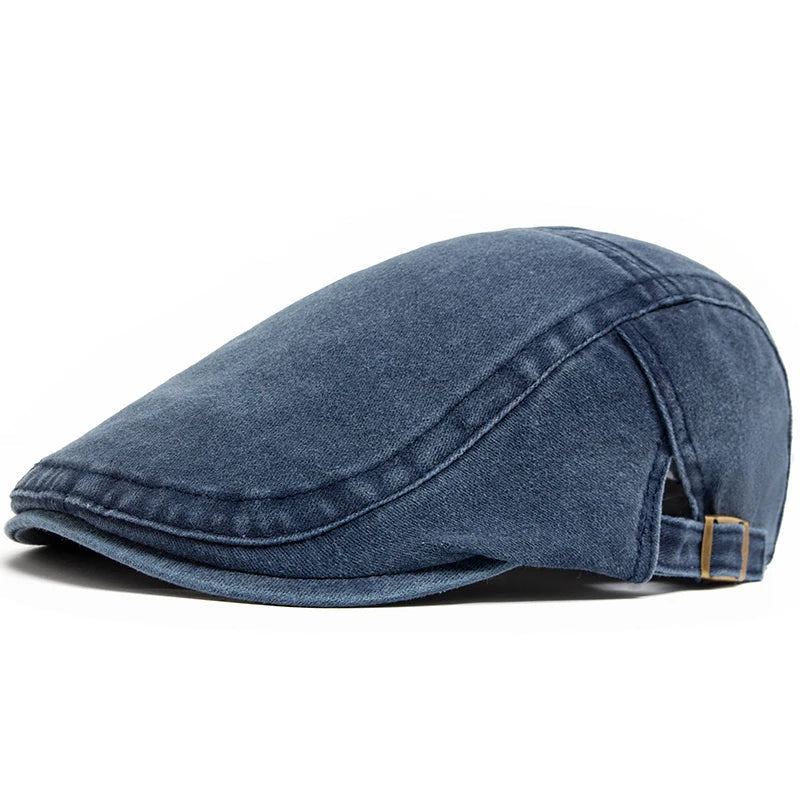 Men's Vintage Flat Cap with Timeless Style