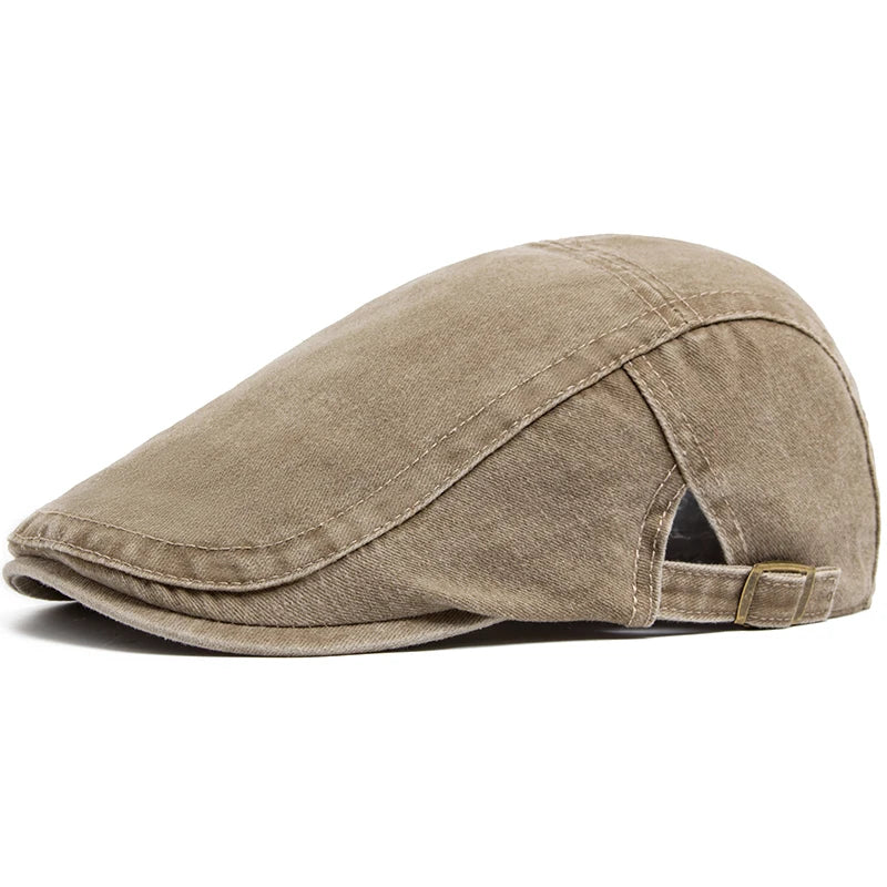 Men's Vintage Flat Cap with Timeless Style