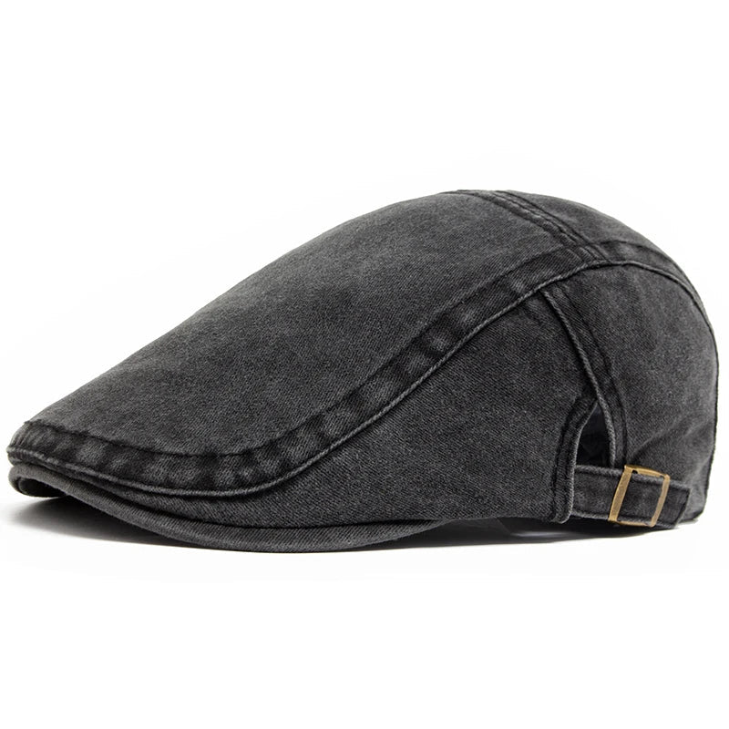 Men's Vintage Flat Cap with Timeless Style