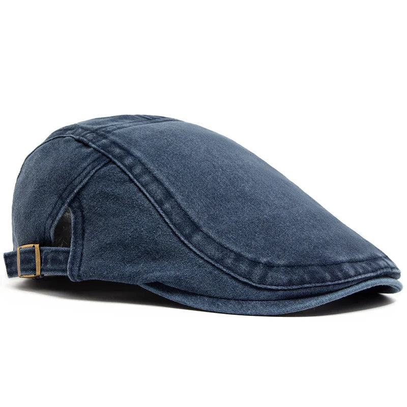 Men's Vintage Flat Cap with Timeless Style