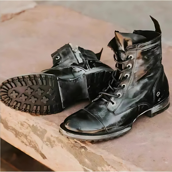 Men's Vintage Western-Style Martin Boots
