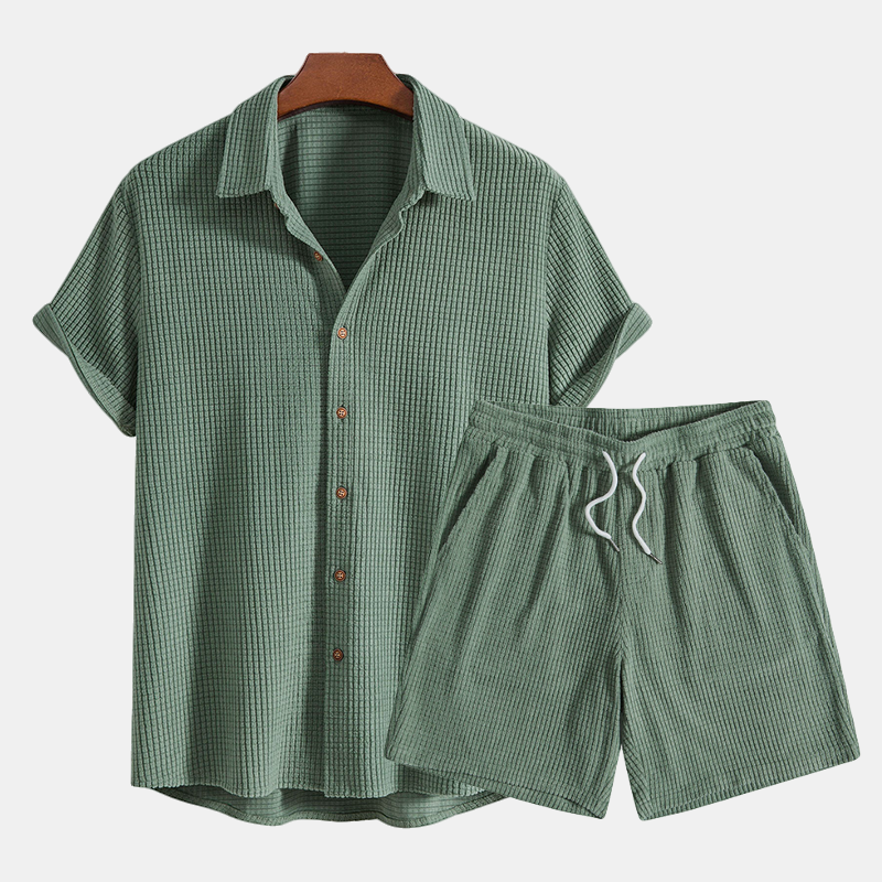 Men's Waffle Summer Set