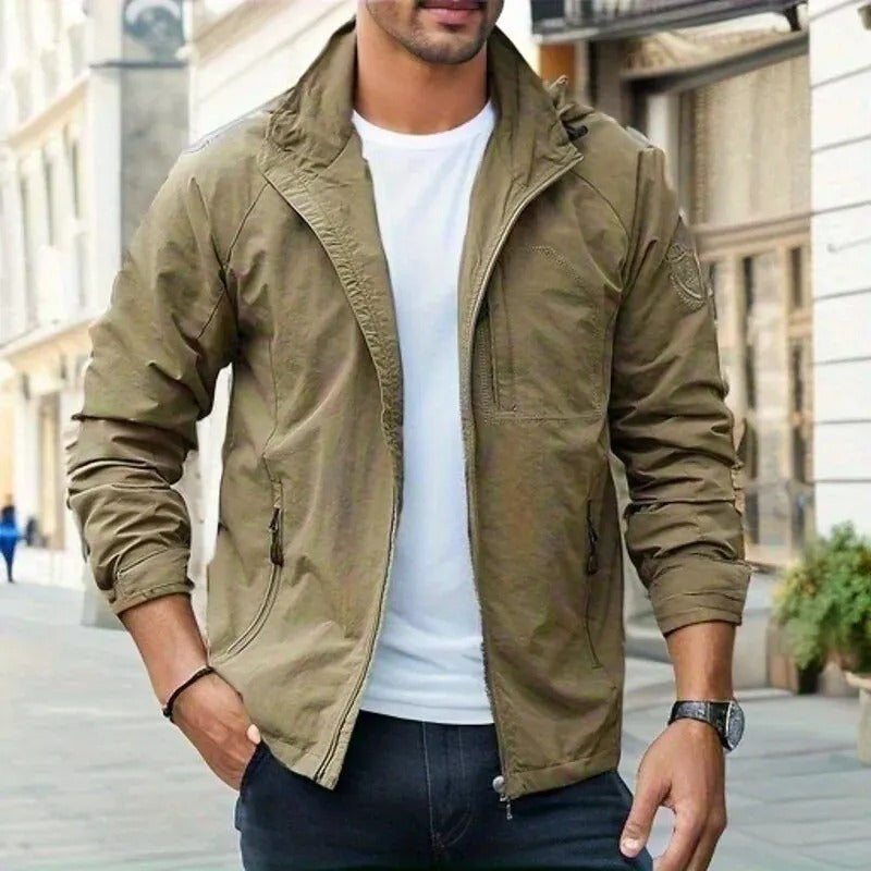 Men's Water-Repellent Breathable Cargo Jacket