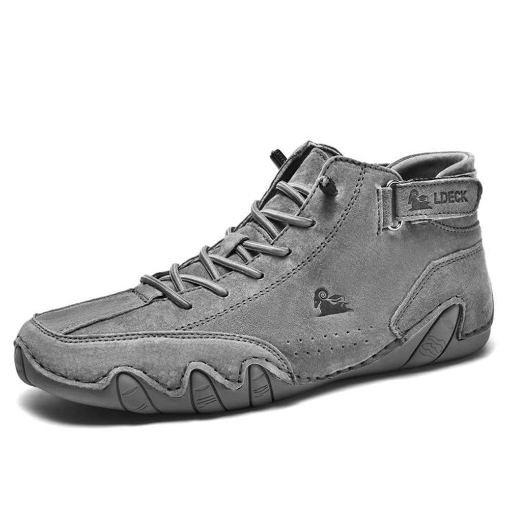 Men's Waterproof Breathable Orthopedic Slip-On Shoes with Arch Support