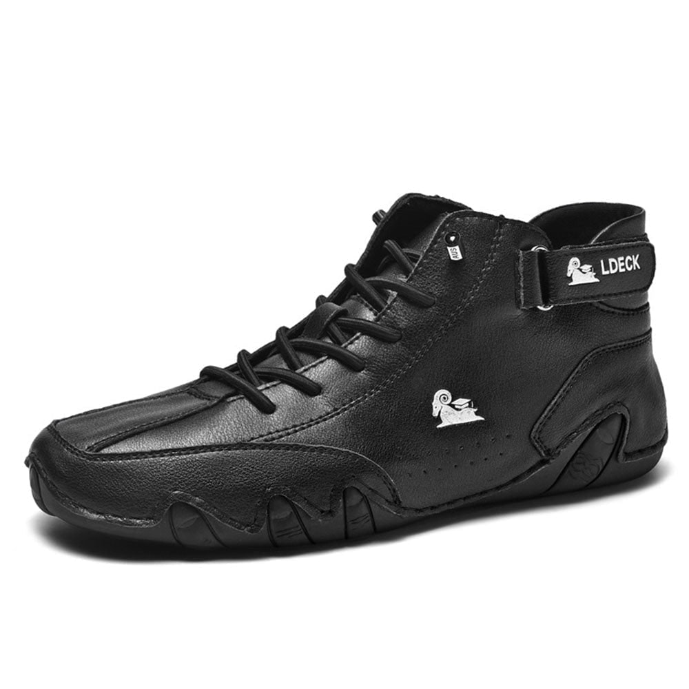 Men's Waterproof Breathable Orthopedic Slip-On Shoes with Arch Support