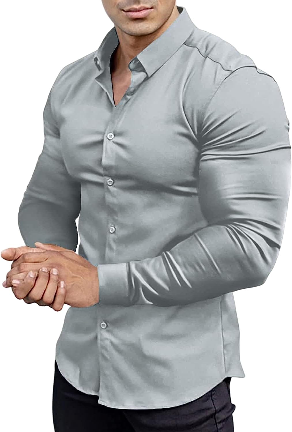 Men's Wrinkle-Free Slim Fit Shirt