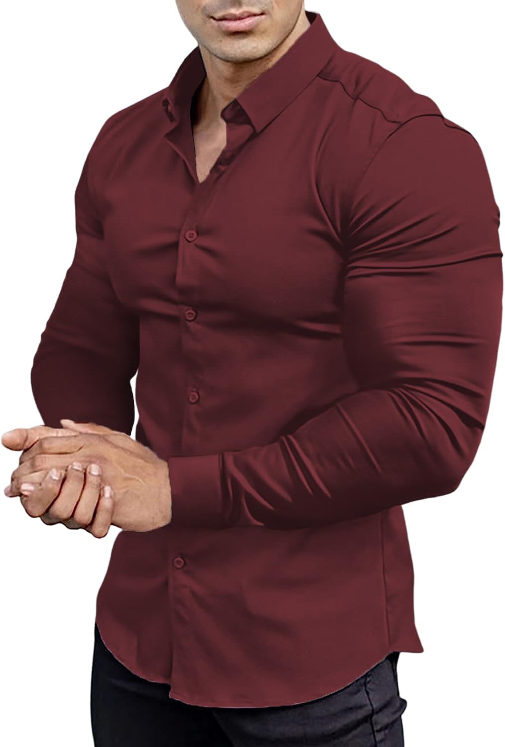 Men's Wrinkle-Free Slim Fit Shirt