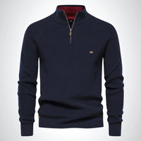 Men's Zip Sweater – Easy-Care Style