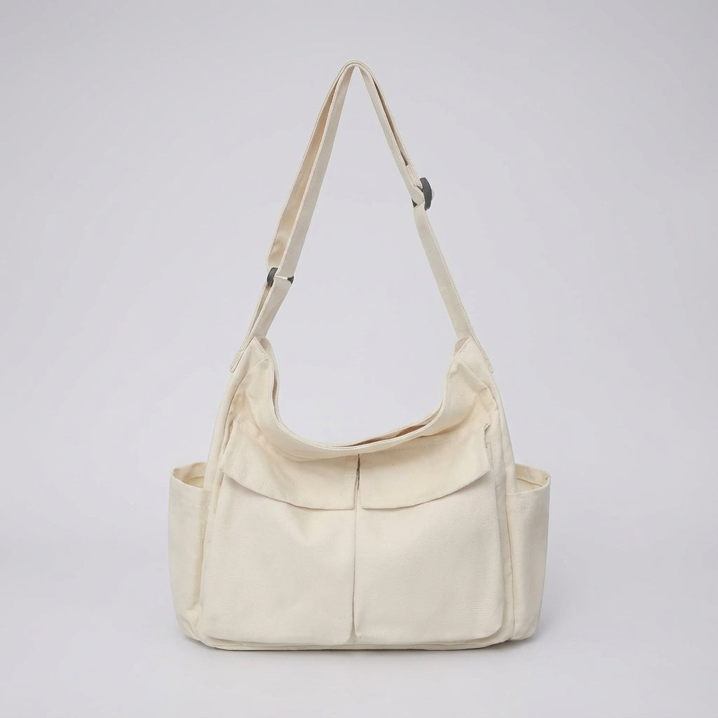Messenger Bag with Adjustable Strap and Multiple Pockets – Reinforced Design