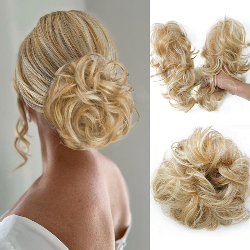 Messy Clip-in Bun with Side Clip