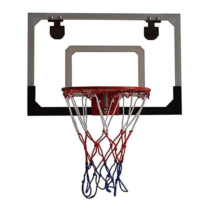 Mini Basketball Hoop with Backboard - Includes Ball and Pump