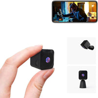 Miniature 4K HD Security Camera with Night Vision and Motion Detection – Compact Indoor Monitoring Camera